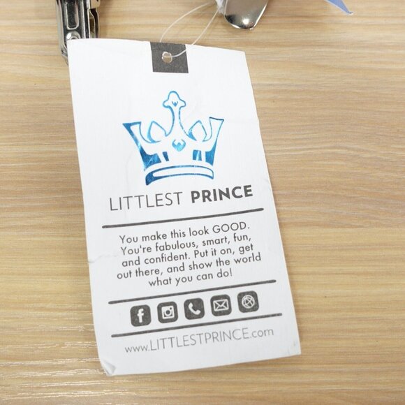 Suspender Boy Black Y Back Polka Dots Clip On Adjustable Stretch LITTLEST PRINCE - Picture 4 of 8